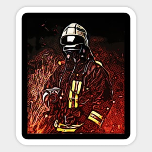 Firefighter Sticker